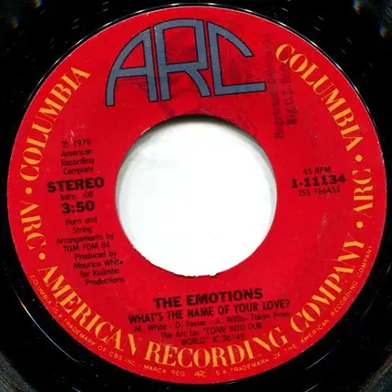 The Emotions - What's The Name Of Your Love?