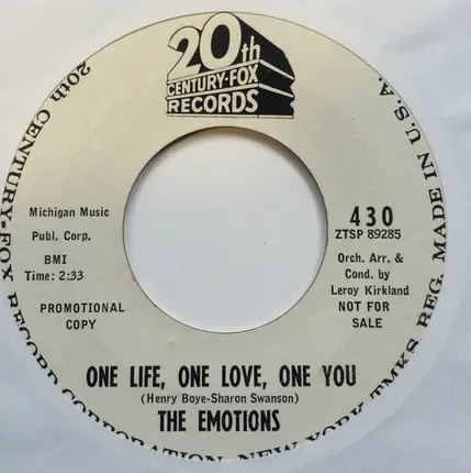 The Emotions - A Story Untold / One Life, One Love, One You