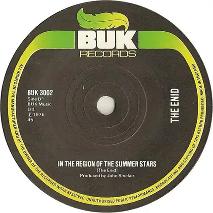 The Enid - The Lovers / In The Region Of The Summer Stars