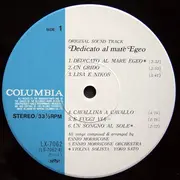 LP - The Ennio Morricone Orchestra - Dedicato Al Mare Egeo
