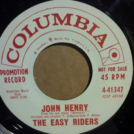 The Easy Riders - East Virginia / John Henry