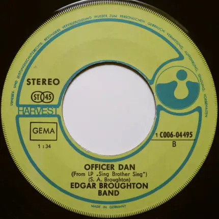 The Edgar Broughton Band - Up Yours / Officer Dan