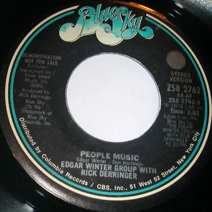 The Edgar Winter Group With Rick Derringer - People Music