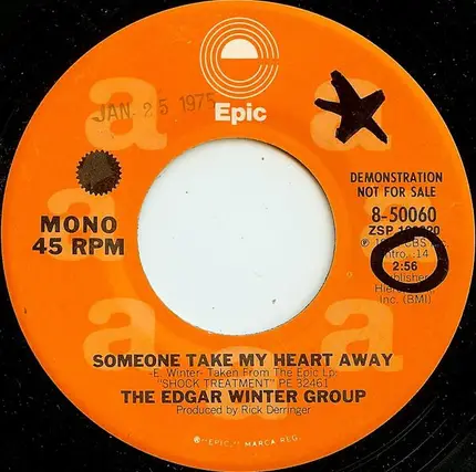 The Edgar Winter Group - Someone Take My Heart Away