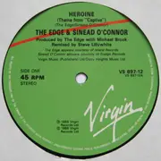 12inch Vinyl Single - The Edge With Sinéad O'Connor - Heroine (Theme From Captive)