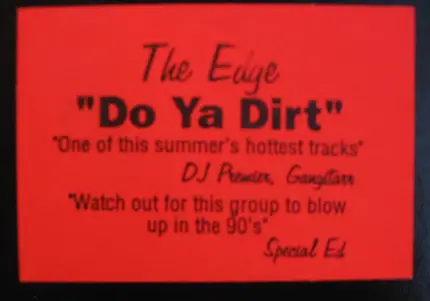 The Edge - Do Ya Dirt