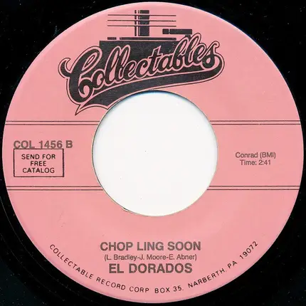 The El Dorados - A Fallen Tear / Chop Ling Soon
