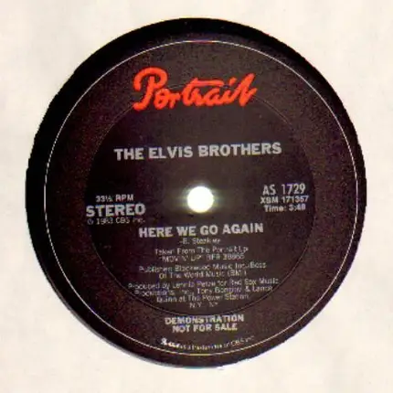 The Elvis Brothers - Here We Go Again / Fire In The City