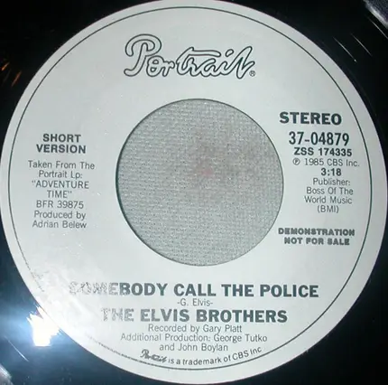 The Elvis Brothers - Somebody Call The Police