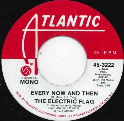 The Electric Flag - Every Now And Then