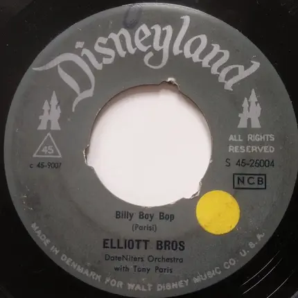The Elliott Brothers Orchestra - Billy Boy Bop / Mexican Hoe-Down