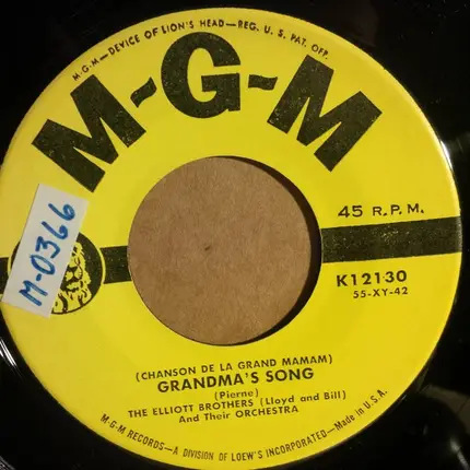 The Elliott Brothers Orchestra - Brothers' Boogie / Grandma's Song