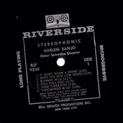 LP - The Elmer Snowden Quartet - Harlem Banjo