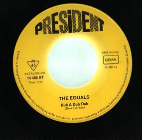 The Equals - rub a dub dub / butterfly red white and blue