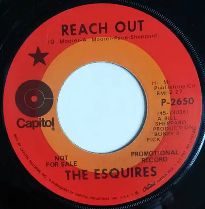 The Esquires - Reach Out / Listen To Me