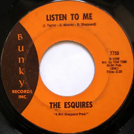 The Esquires - Get On Up / Listen To Me