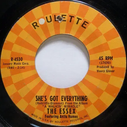 The Essex - Out Of Sight, Out Of Mind / She's Got Everything