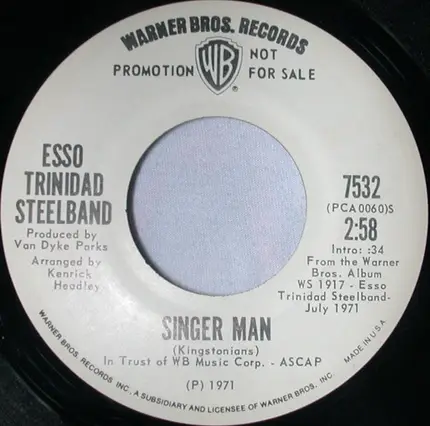The Esso Trinidad Steel Band - Singer Man