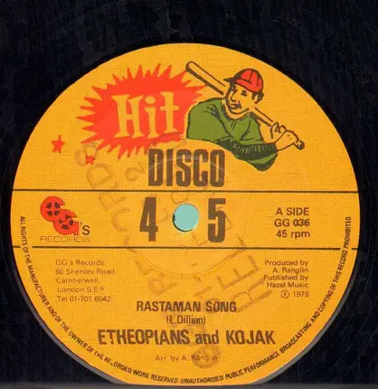 The Ethiopians and Nigger Kojak - Rastaman Song