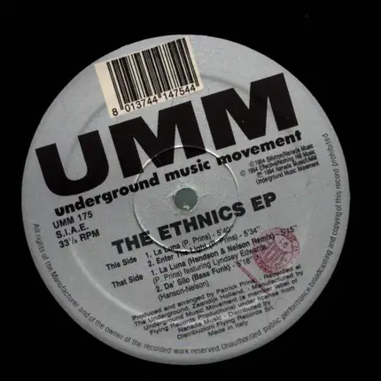 The Ethics - The Ethnics EP