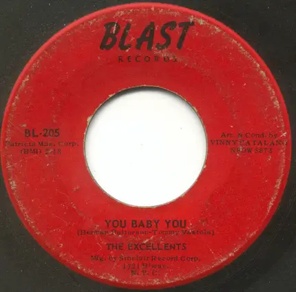 The Excellents - Coney Island Baby / You Baby You