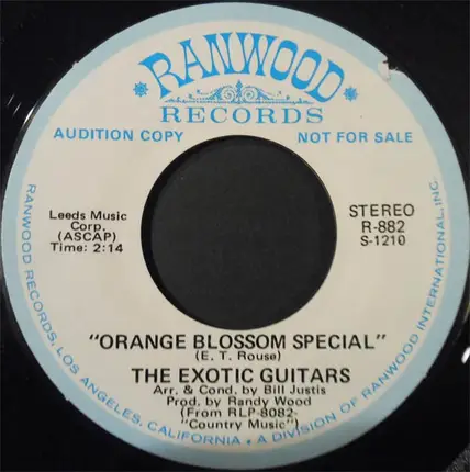 The Exotic Guitars - Orange Blossom Special / San Antonio Rose