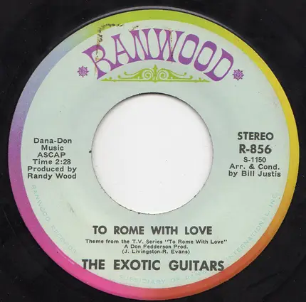 The Exotic Guitars - Peg O' My Heart / To Rome With Love
