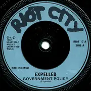 7inch Vinyl Single - The Expelled - Government Policy
