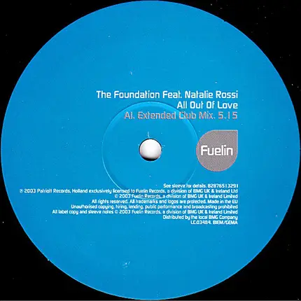 The Foundation Feat. Natalie Rossi - All Out Of Love
