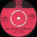 7inch Vinyl Single - The Foundations - Baby, Now That I've Found You - Red Labels / Label Variant / Knockout Centre