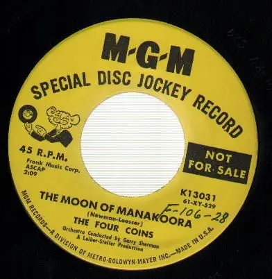 The Four Tops - The Moon Of Manakoora / Pretty Nina