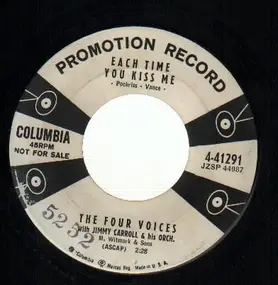 The Four Voices - Each Time You Kiss Me / The Box
