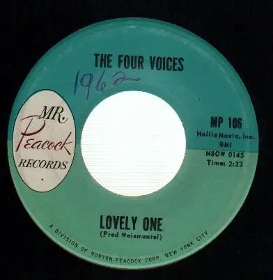 The Four Voices - Lovely One / M-I-N-E, Mine