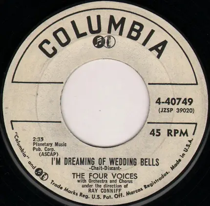 The Four Voices - I'm Dreaming Of Wedding Bells