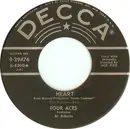 7inch Vinyl Single - The Four Aces Featuring Al Alberts - Heart / Sluefoot