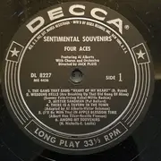 LP - The Four Aces Featuring Al Alberts - Sentimental Souvenirs
