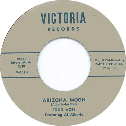 The Four Aces Featuring Al Alberts - Sin / Arizona Moon