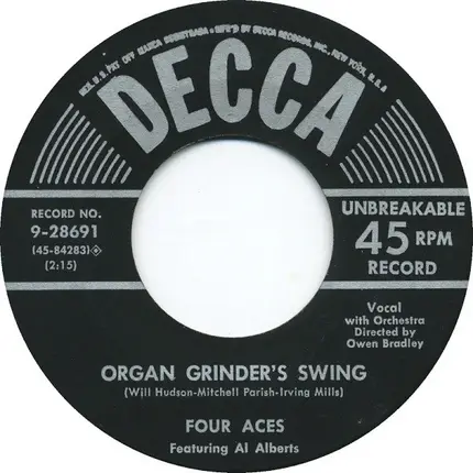 The Four Aces With Al Alberts - Honey In The Horn