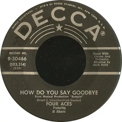 The Four Aces - I Would Love You Still