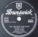 Schellack - The Four Aces - Yes, Sir That's My Baby / Three Sheets To The Wind