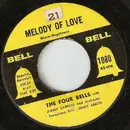 7inch Vinyl Single - The Four Bells / The Three Belles - Melody Of Love / Hearts Of Stone