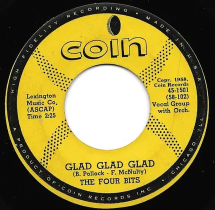 The Four Bits - Hey Dreamboat / Glad Glad Glad