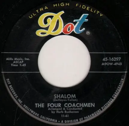 The Four Coachmen - Swamp Legend / Shalom