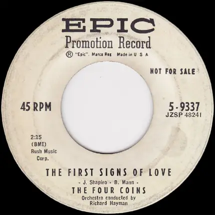 The Four Coins - Angel In The Rain / The First Signs Of Love
