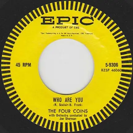 The Four Coins - Angel Of Love / Who Are You