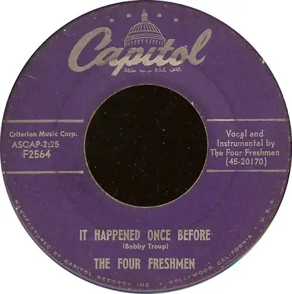 The Four Freshmen - It Happened Once Before