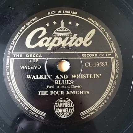 The Four Knights - I Love The Sunshine Of Your Smile / Walkin' And Whistlin' Blues