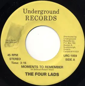 The Four Lads - Moments To Remember / No Not Much