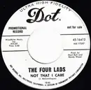 7inch Vinyl Single - The Four Lads - Not That I Care / Beyond My Heart
