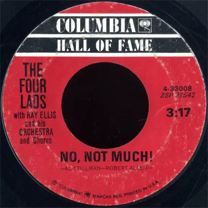 The Four Lads - Moments To Rember / No Not Much!